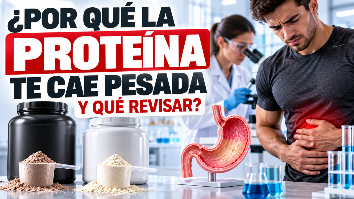 ¿Por qué la proteína te cae pesada y qué revisar?