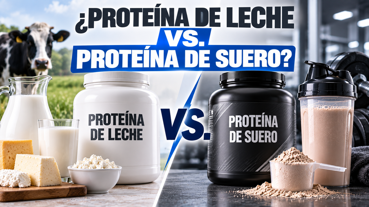 ¿Proteína de leche vs. proteína de suero? Diferencias y cuál elegir