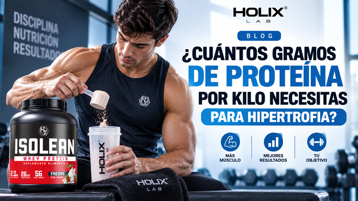 ¿Cuántos gramos de proteína por kilo necesitas para hipertrofia?