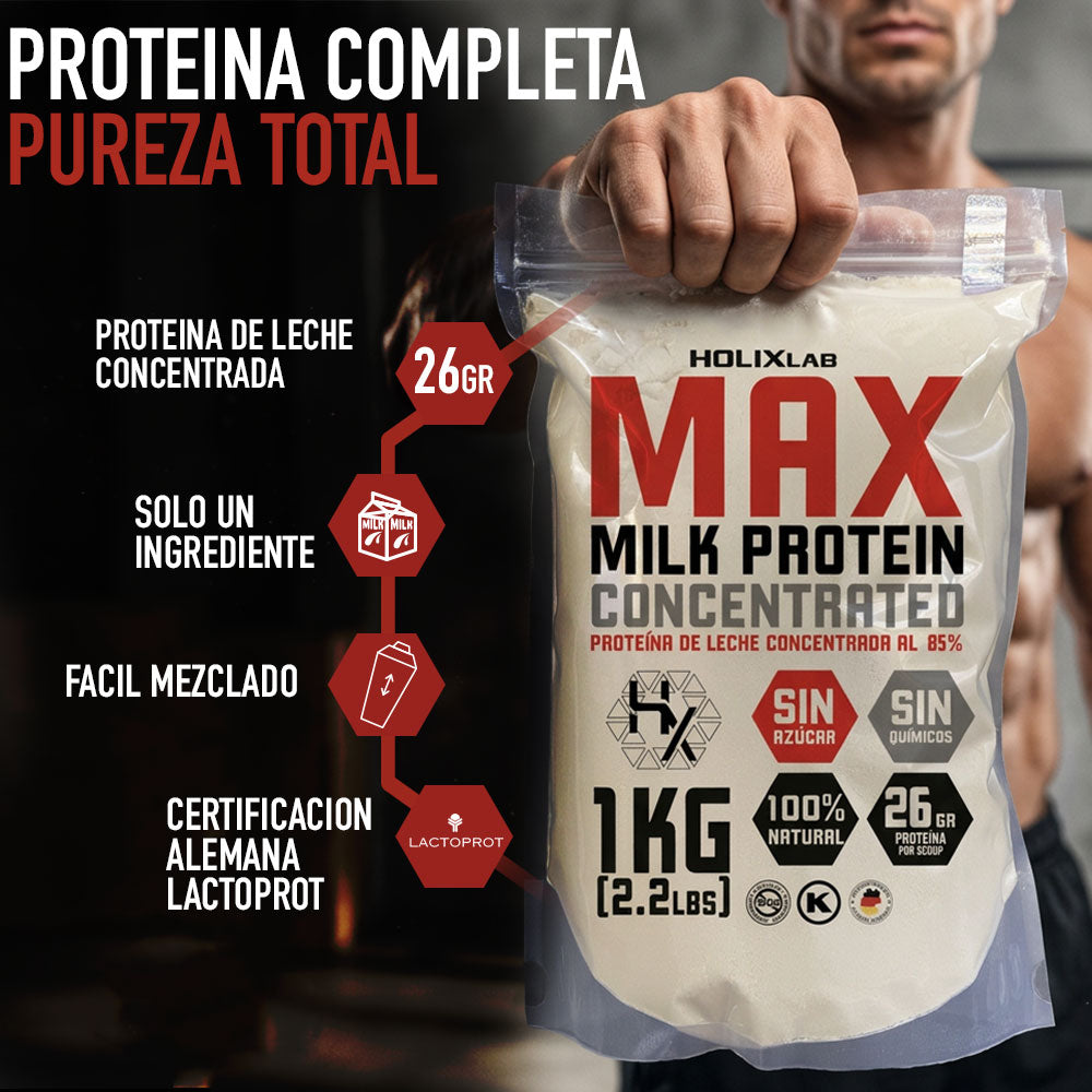 Proteina concentrada del leche al 85% - Envio gratis