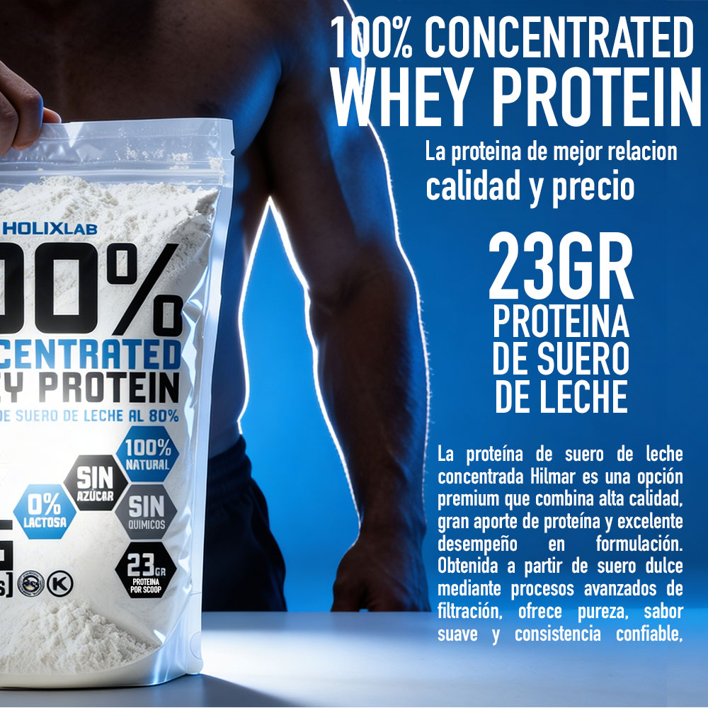 2X PROTEINA 23GR PURA CONCENTRADA 1KG + SHAKER + ENVIO GRATIS