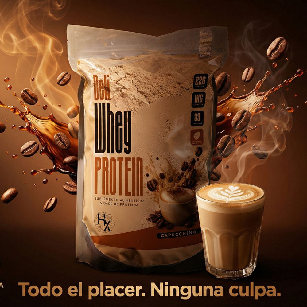 Deli whey protein 22gr proteina de suero de leche