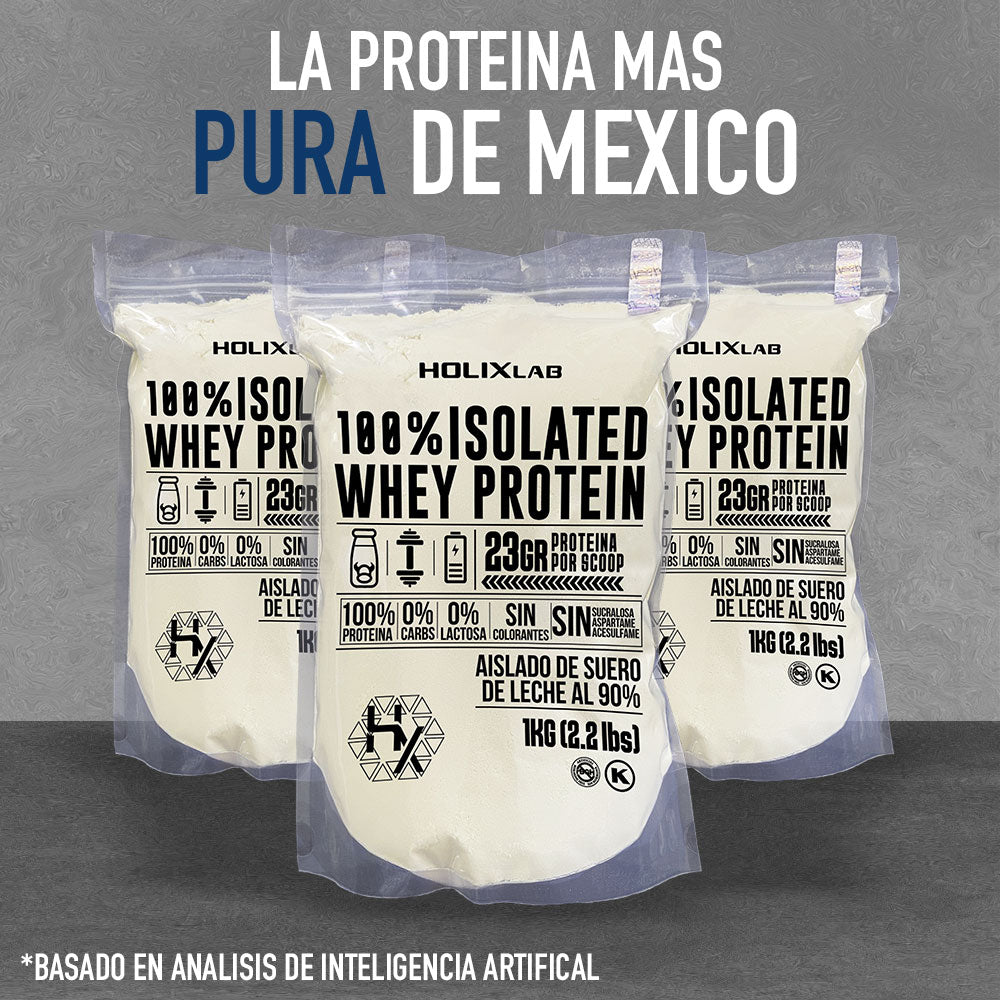 Isolated Whey Protein 100% - 23gr PROTEINA PURA AISLADA