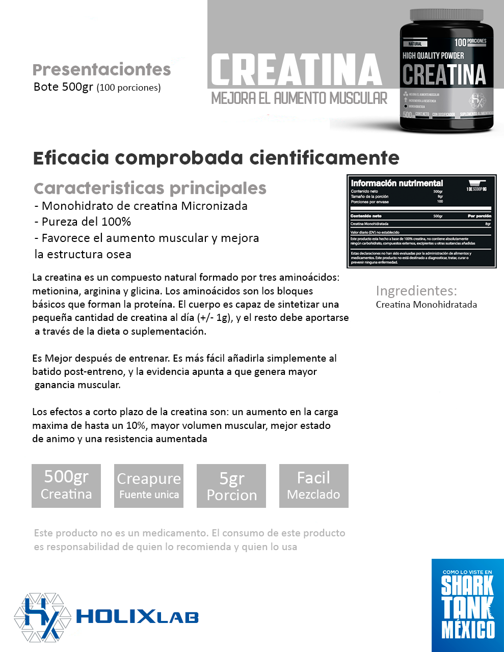 VOLUMEN PACK: Massiv 3,5kg + Creatina 500gr + Pre ultrain 300gr + Colageno 600gr + Shaker