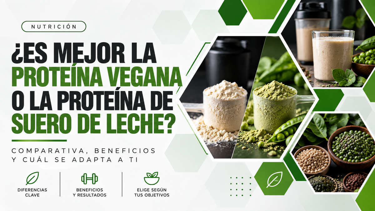 ¿Es mejor la proteina vegana o la proteina de suero de leche?
