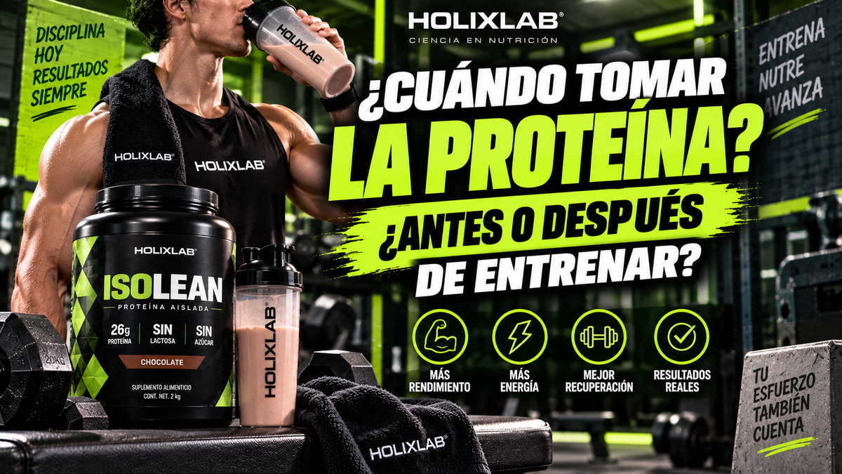 ¿Cuándo tomar la proteína? ¿Antes o después de entrenar?
