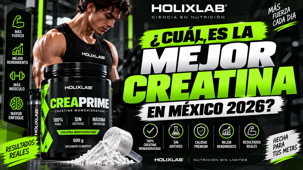 ¿Cuál es la mejor creatina en México 2026?