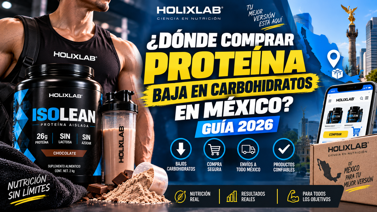 ¿Dónde comprar proteína baja en carbohidratos en México? Guía 2026
