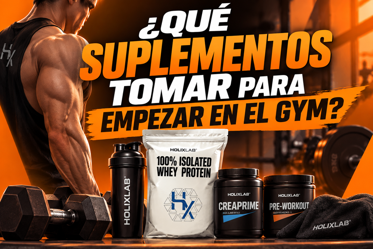 ¿Qué suplementos tomar para empezar en el gym?