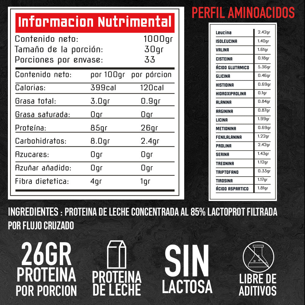 2X MAX PROTEINA PURA CONCENTRADA  1KG + SHAKER + ENVIO GRATIS
