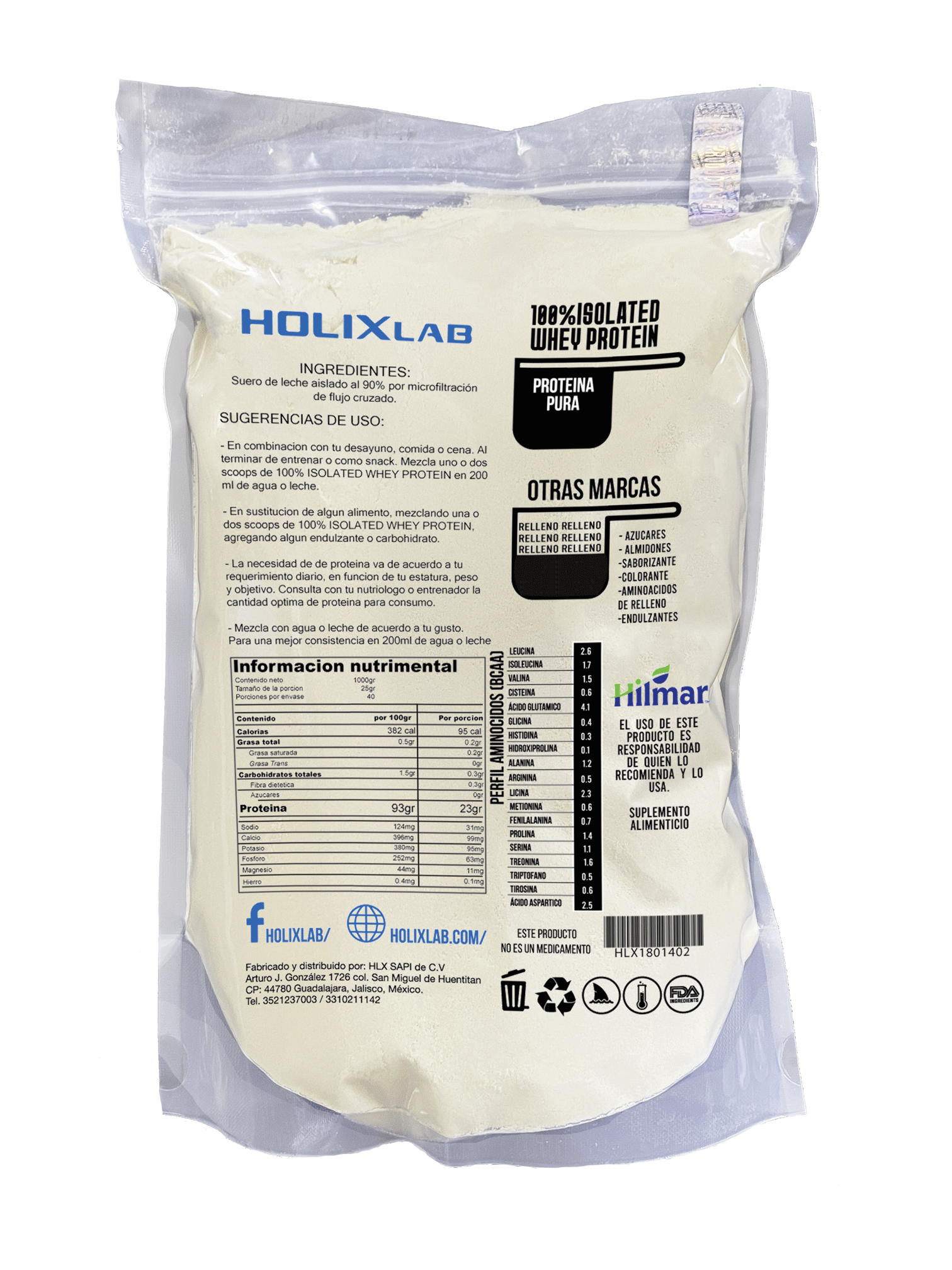 2X PROTEINA PURA AISLADA 1KG + SHAKER + ENVIO GRATIS