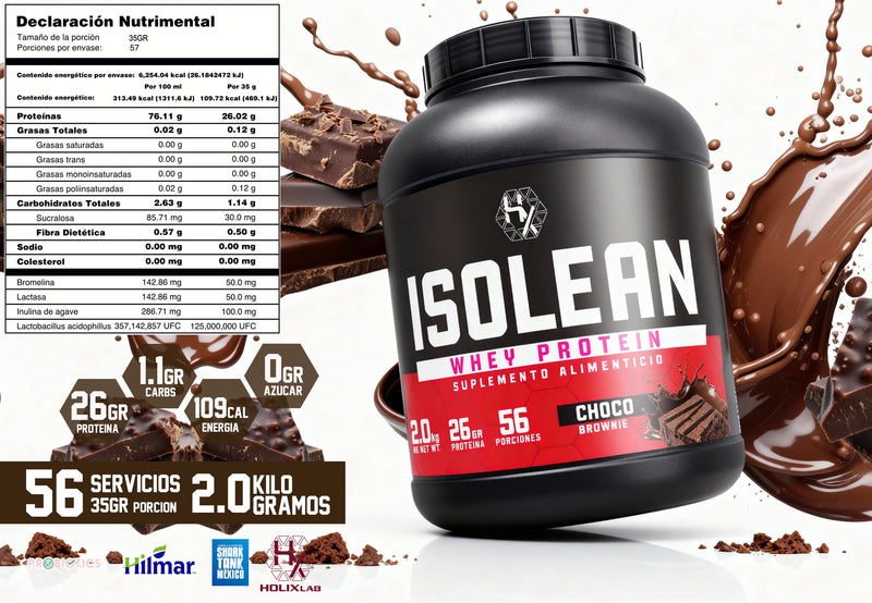 Isolean 600gr - Whey Protein /  Proteina hidrolizada 31GR