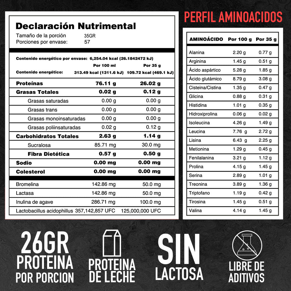 Isolean 1.1 kg - Whey Protein /  Proteina hidrolizada 26gr
