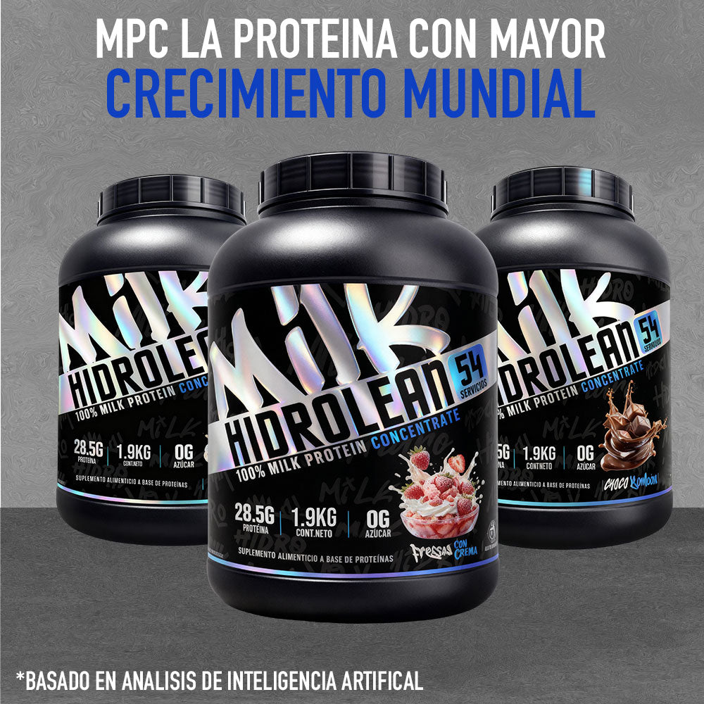2X HIDROLEAN 28.5GR proteina - 1.9kg Whey Protein + SHAKER + ENVIO GRATIS