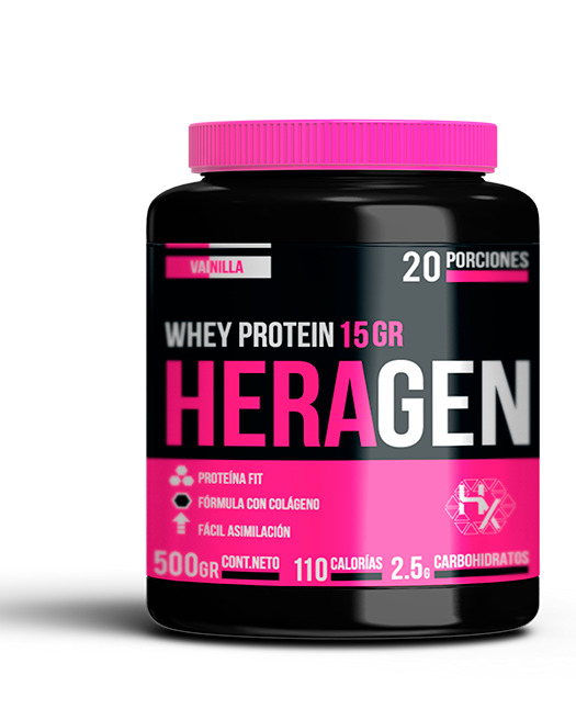 Heragen 500gr - Sabor Vainilla / Proteina + colageno