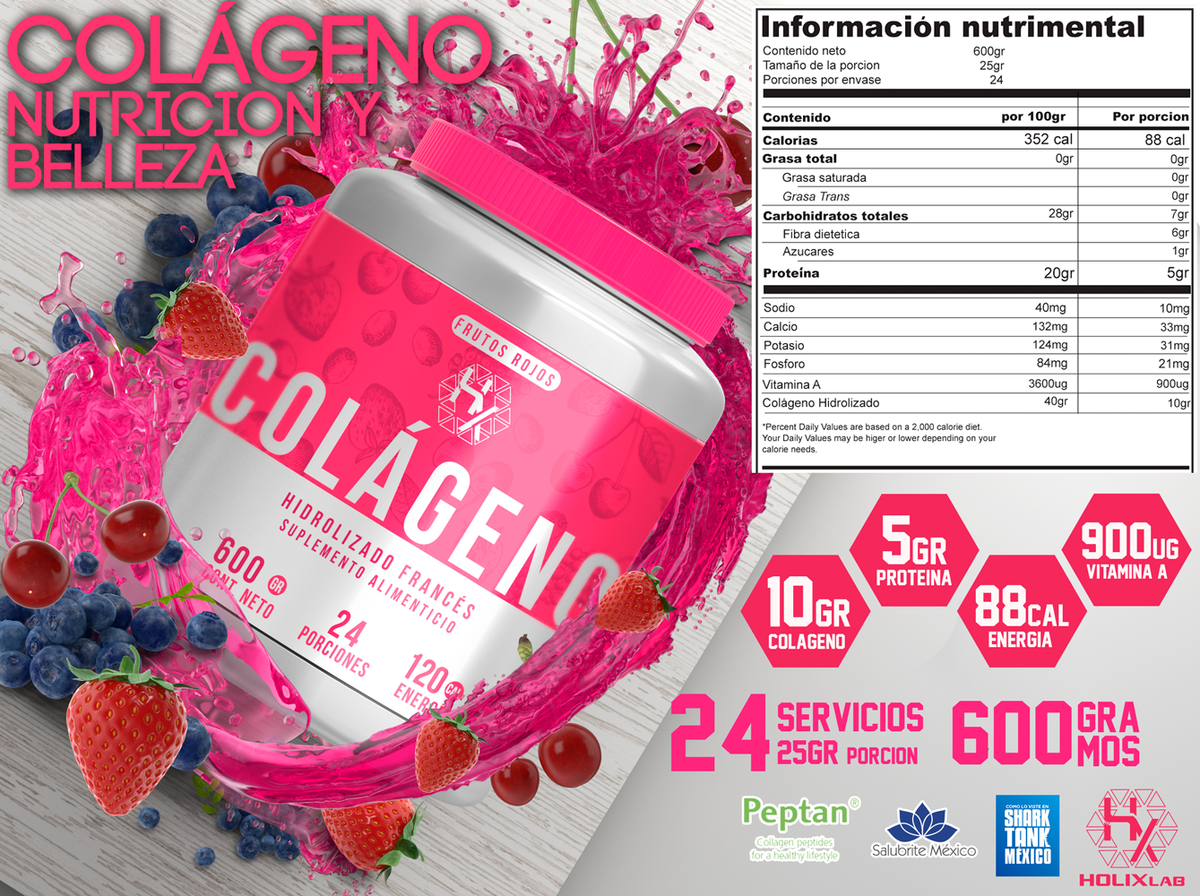 PAQUETE DE 3 COLÁGENO DE 500gr + SHAKER